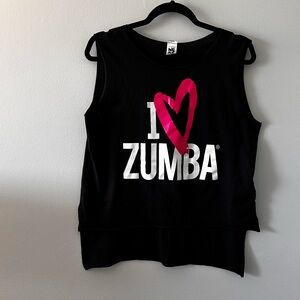 Zumba Fitness Black WE AR Marvelous Crewneck Top